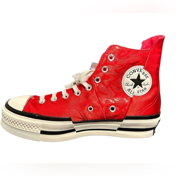 NWT Converse Chuck Taylor All Star 70 Plus High China New Year Red Satin RARE - Picture 2 of 15